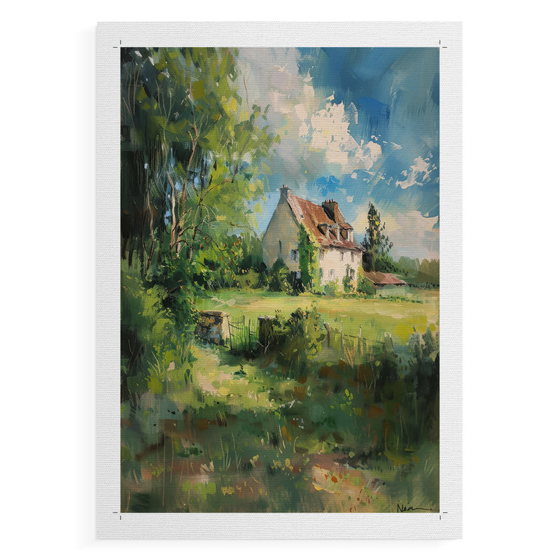 Paysages série XCVI - Impression sur toile seulement - NON-CADRE