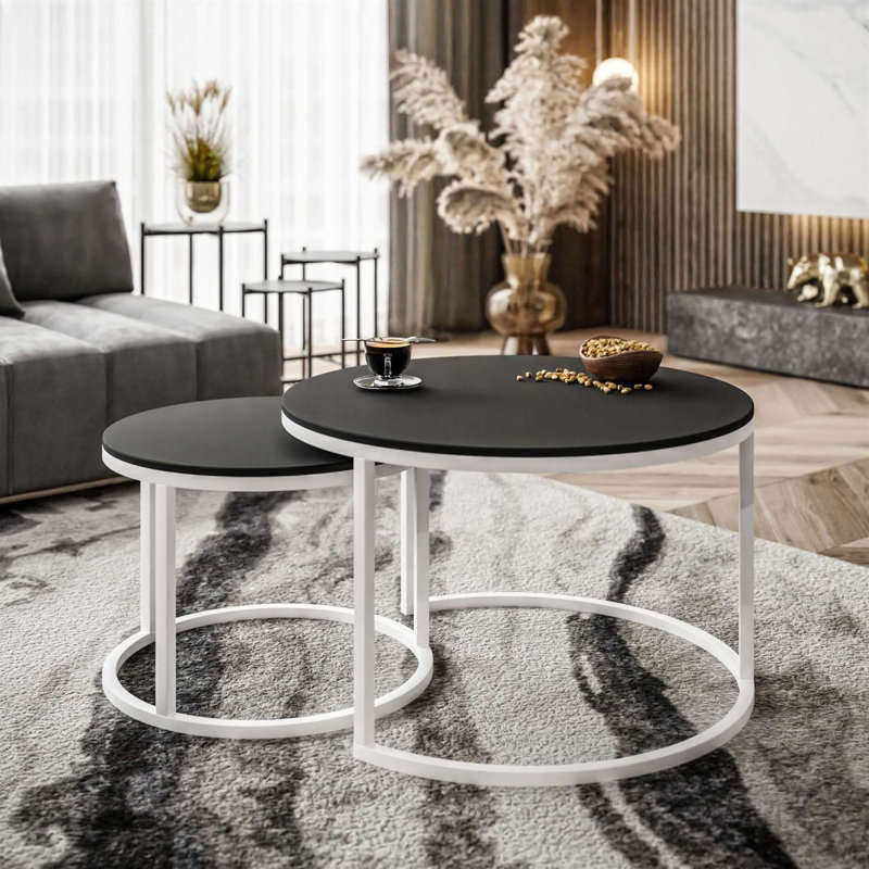 Abenamar Frame Coffee Table, White