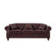 Living Canapé Chesterfield classique capitonné en similicuir capitonné avec rangement-613000112