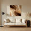 Gradient abstrait 59, art mural en métal beige-1935071168