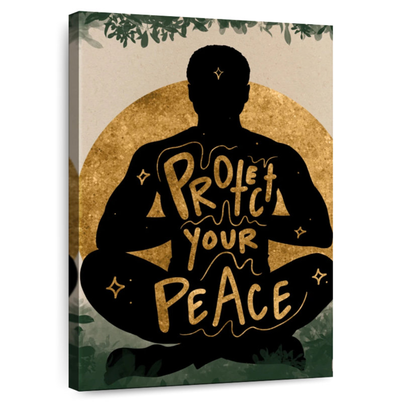 Tergel Protect Your Peace, 36" H x 24" W