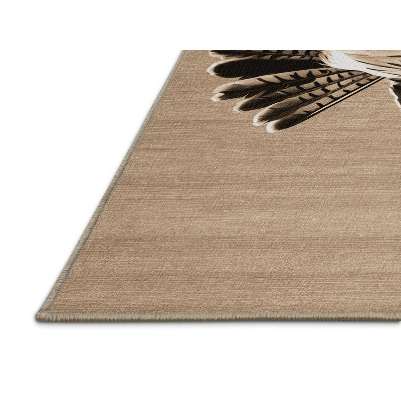  Tapis lavable Northern Harrier Birds, Rond 8 pi