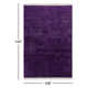 Clio Handmade Wool Purple Rug