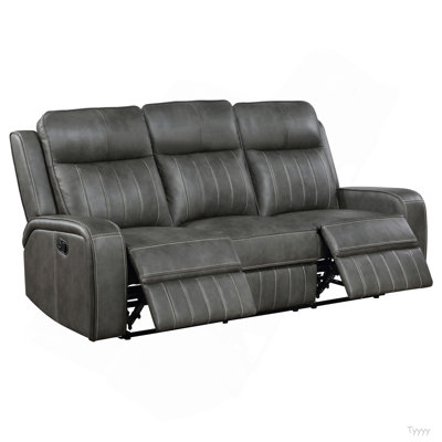 Forrest Grey Motion Reclining Sofa