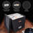 Decorative Vinyl Record Storage Box for 50+ Single Records