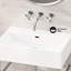 Lavabo console rectangulaire à trous zéro 24 "avec pieds Claire-106889719