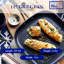 Blu. Plat de cuisson avec couvercle et grille à rôtir, non toxique, céramique antiadhésive, sans PFA / pfoa, convient à toutes les surfaces de cuisson, brosse de nettoyage en bambou