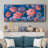 Layered Petals III- Framed Canvas