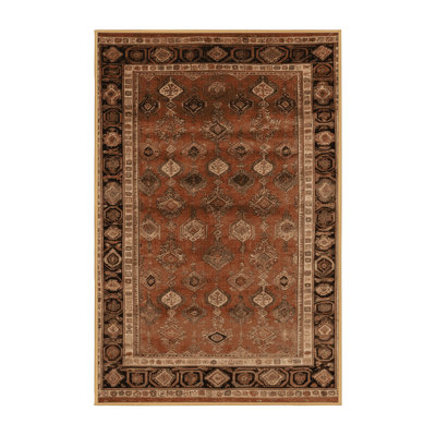 Tapis brun lavable à la machine