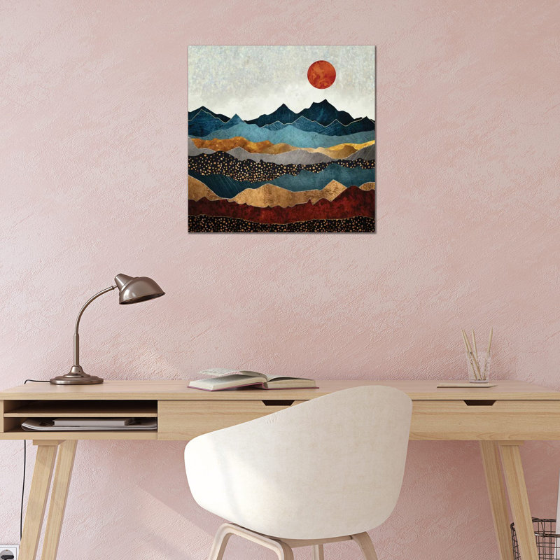 Amber Dusk, reproduction sur verre acrylique, H 24 po x l 24 po x P 0,25 po