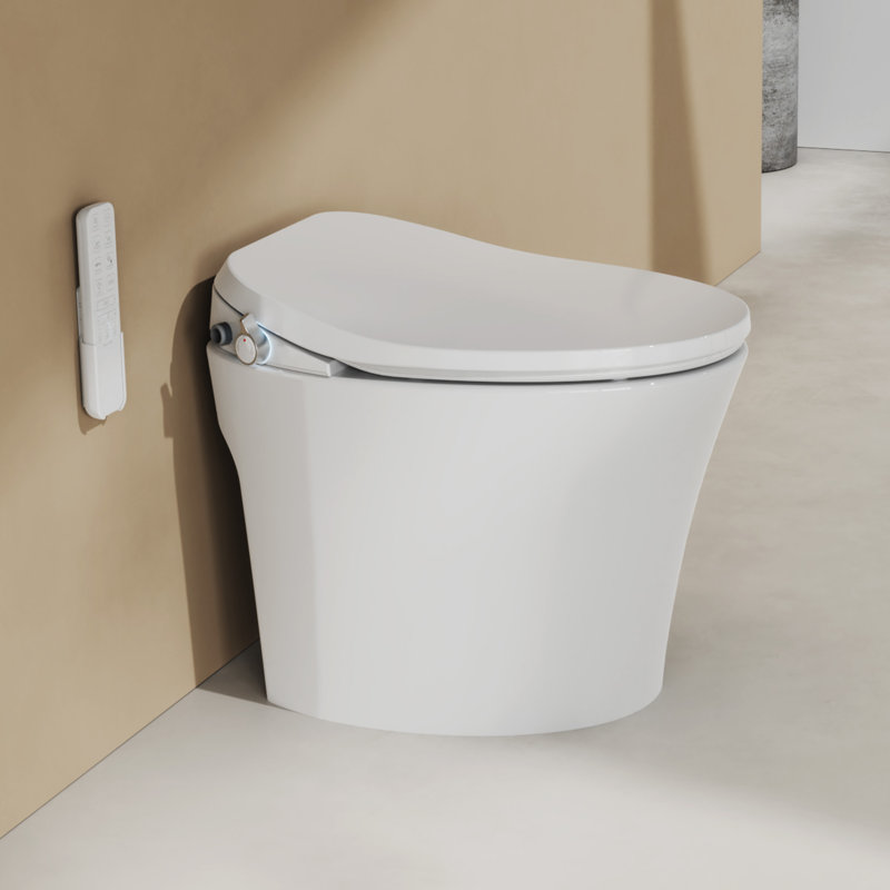 Siège et couvercle de toilette allongés