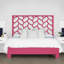 Silas King Platform Bed, Light Blue-454911017-454911020