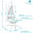 Keyone 1 Person Swing Chair with Stand-1339715049