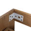 Meuble-lavabo simple mural 22,4 po
