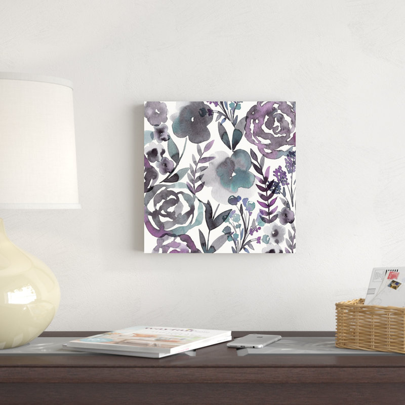 Jardin de prunes en fleurs I, H 12 po x l 12 po x P 1,25 po