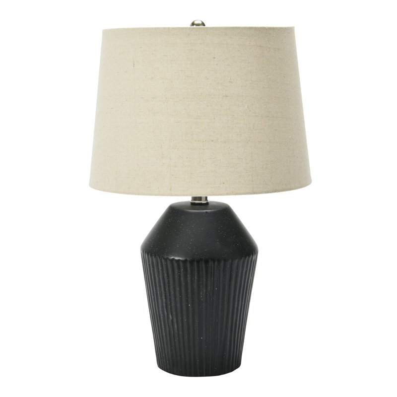 Paola Stone Desk Lamp, Black