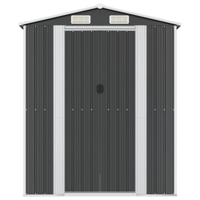 6.3 ft. W x 14.43 ft. D Steel Traditional Storage Shed