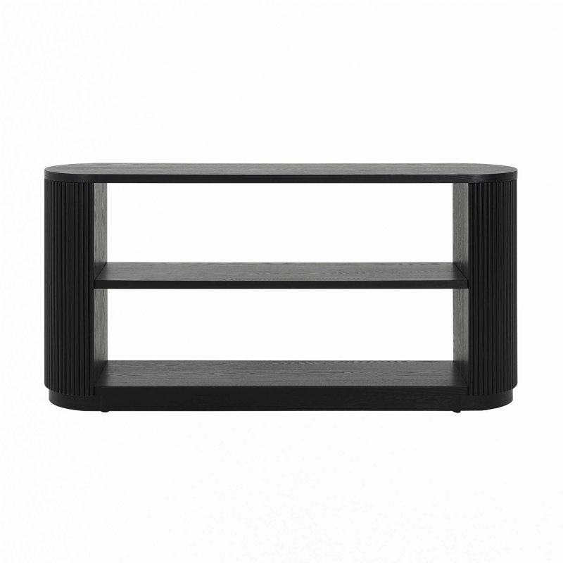 Mirod Modern Entryway Console Table, Black