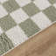 Machine Washable Shaggy Boho Grass Green Area Rug-222900609