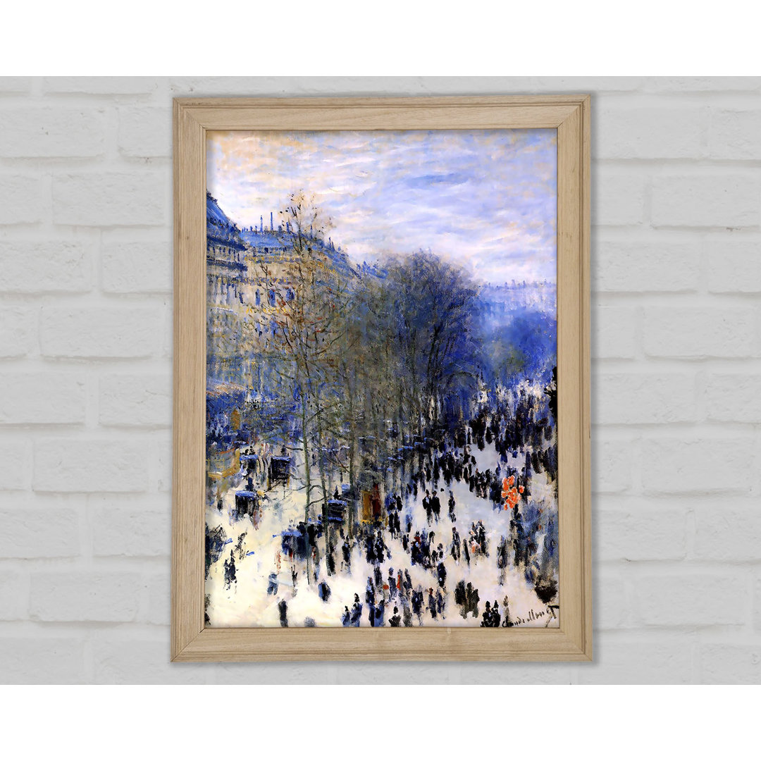 Boulevard Des Capucines von Monet - Einzelne Bilderrahmen Kunstdrucke