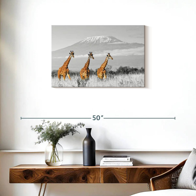 Brampt Giraffe Trio, 20" H x 30" W
