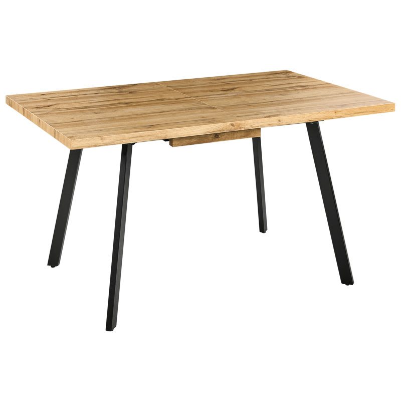 Extendable Metal Base Dining Table
