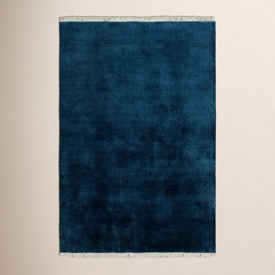 Clio Hand-Woven Blue Rug