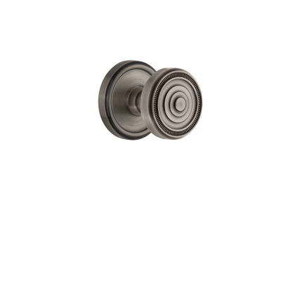 Grandeur Georgetown Rosette Single Dummy with Soleil Door Knob