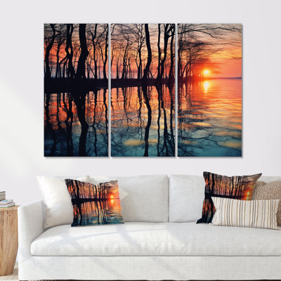 Castleberry - Ensemble de décoration murale coucher de soleil