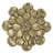 Gold Succulent Wall Plaque - 9.81 In. X 1.63 In., Resin & Metal, Modern Home Decor Piece 10X1.6X10 Inches, And Luminous Finish For Office