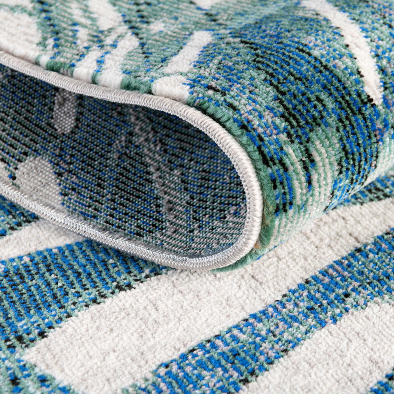 Abira Floral Indoor Rug, Round 3'3"