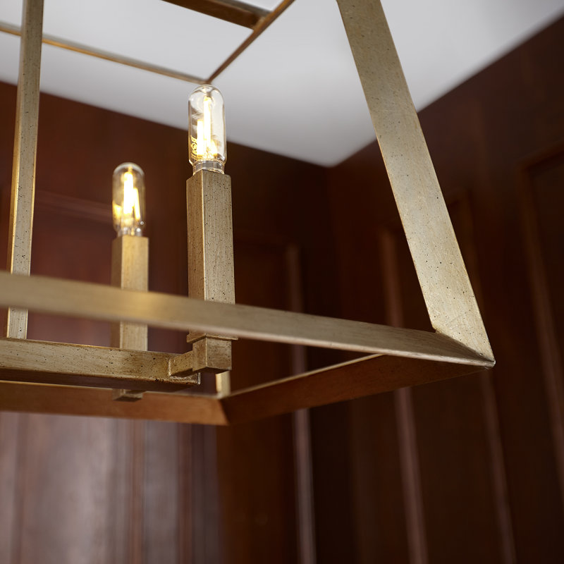 Hyperion - Light Pendant, Aged Silver Leaf