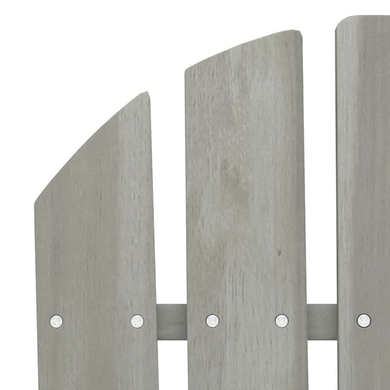 Ahaan Fir Outdoor Adirondack Chair, Gray