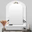 «Black and Gold Cubic Expression V - Cubism Asymmetric Unique Wall Mirror Decor», or-1288524433