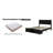 Modern Bed Frame with Storage Drawers and Headboard, Wood Platform Bed with LED Lights and USB Charging Station for Small Bedroom, Weight Capacity 800 lbs, No Box Spring Needed, Antique Black, Full-748631465