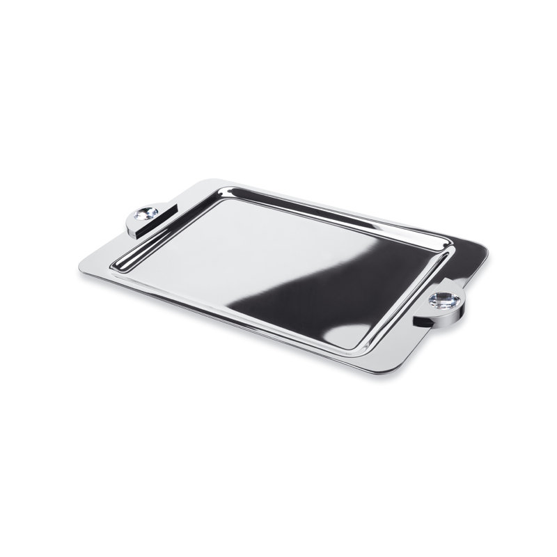 Plateau de meuble-lavabo Moon Light, Chrome