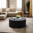 Bloxson Stylish and Minimalist Wave Stripe Coffee Table, Modern Round Coffee Table, Drum Circle Coffee Table for Living Room, Bedroom-1899056492-1914420448