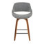 Tabouret de bar et de comptoir rembourré Najrin avec repose-pieds carré (ensemble de 2)-104872002-87284284
