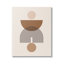Brun et beige, formes sur bois, impression-93872870