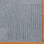 Tapis d'intérieur à poils longs à poils longs et à poils longs, bleu denim clair à motif géométrique moderne pour le salon et la chambre à coucher - Nylah Karina-115249509