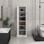 Grande armoire de rangement pour salle de bain, armoire de rangement autoportante avec crochet et tablette réglable-1930451424