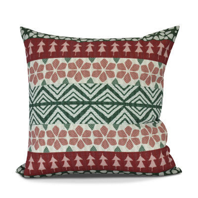 Housse de coussin carrée d’extérieur fairisle