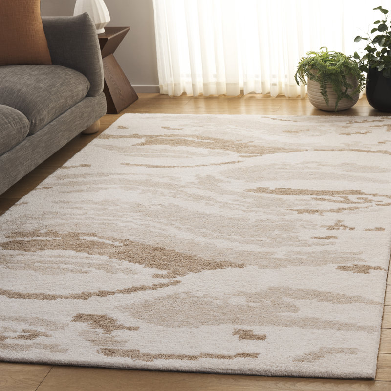 Harvest 120 Hand Tufted Wool Abstract Rug, Rectangle 5' x 8'