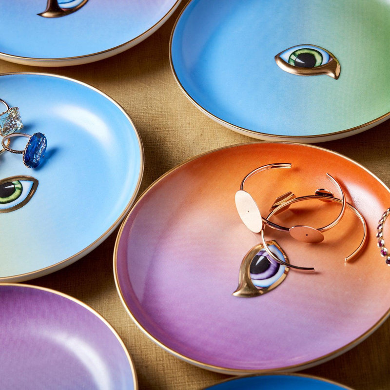 Lito Handmade Ceramic / Porcelain Decorative Plate Set