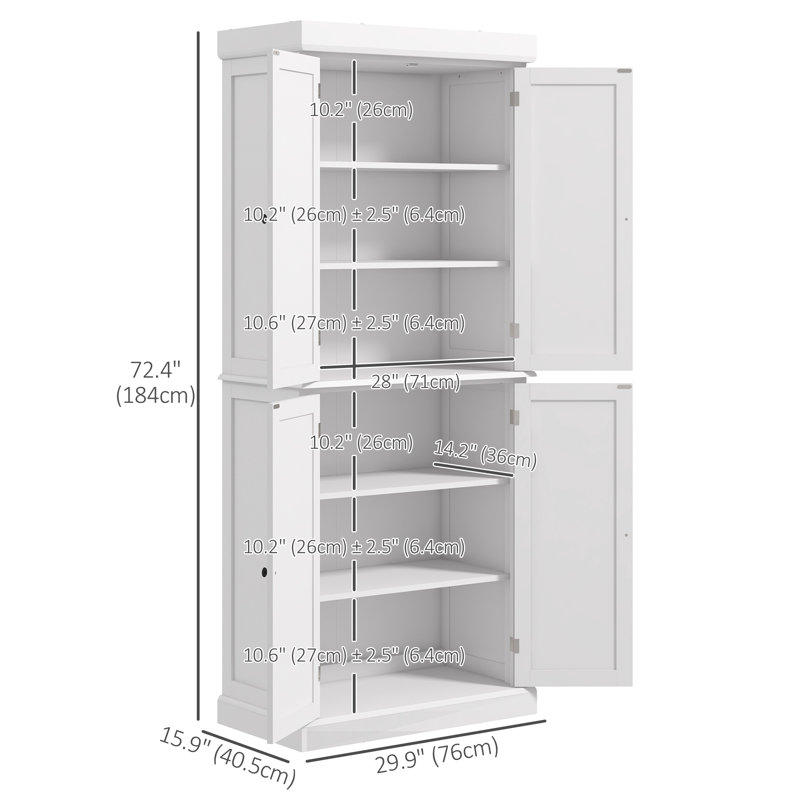 Garde-manger 73 po, Blanc