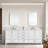 Freestanding Vanity Top With Double Basin-804335619