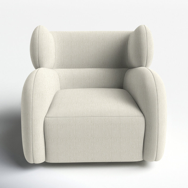 Pablo Swivel Armchair, Cream Boucle 1273-002