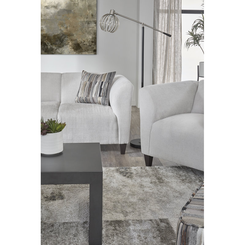 Chaise Hughes Furniture 15200 en lina, Lina Dove