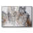 Toile avec cadre flottant argent