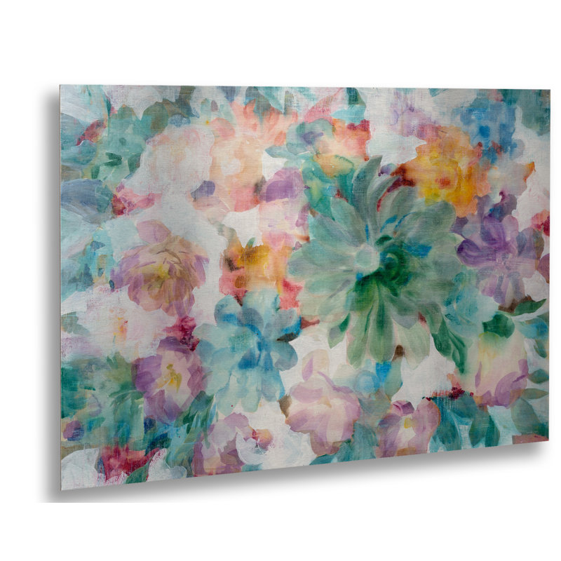« succulent fleurs crop »-impression, H 16 po x l 22 po x P 1 po, Sans cadre